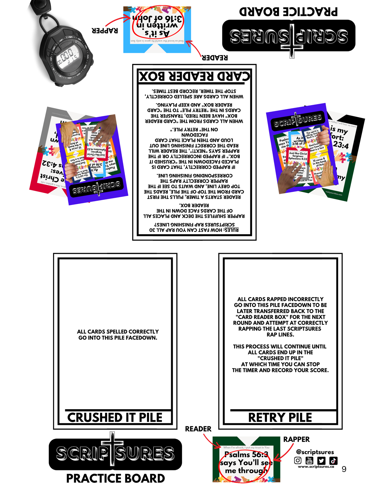 SCRIPTSURES - IC CARDS - Includes Resource Package - Single pack or Value Pack Set of 5