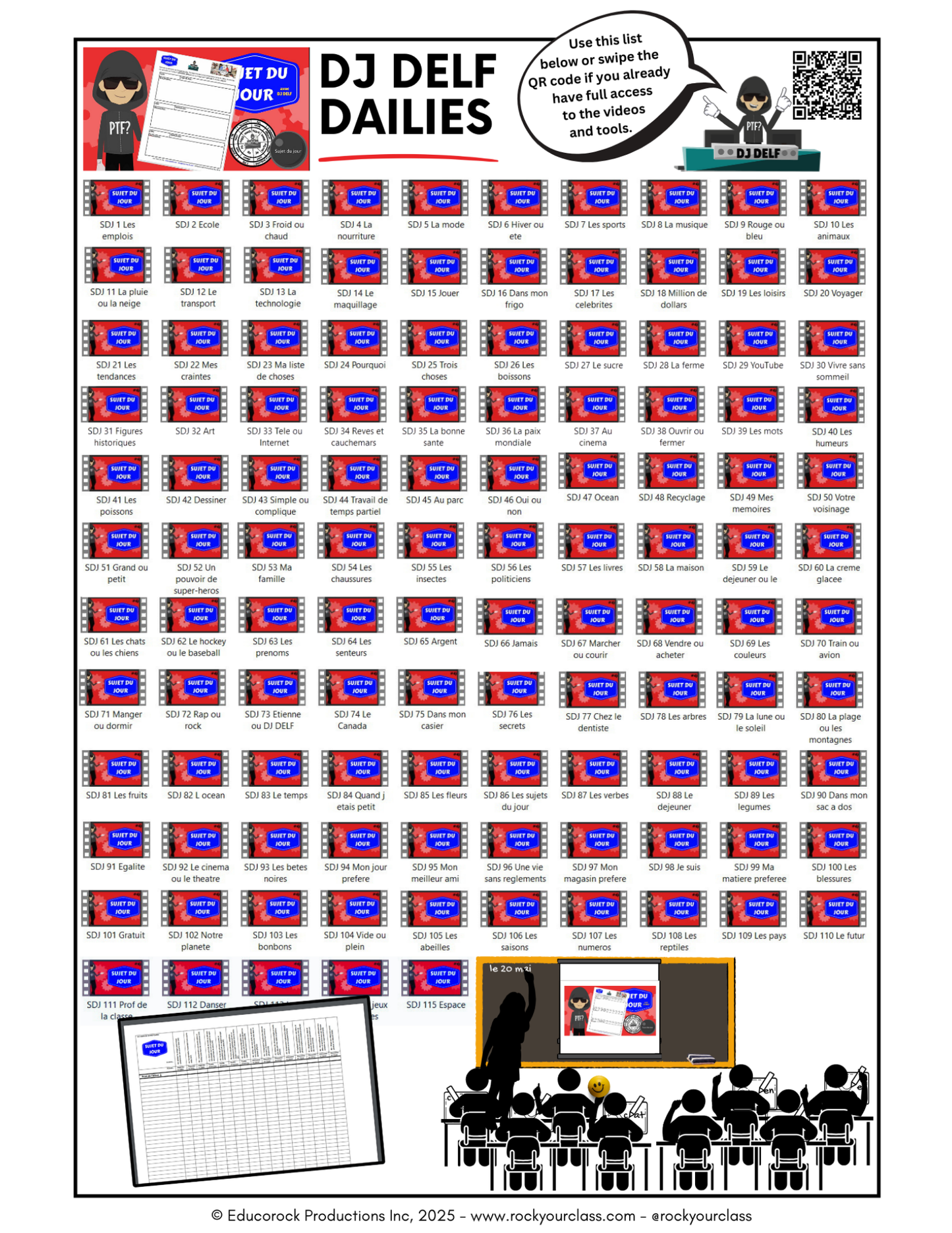 R8 - DJ DELF DAILIES - 310 French class starter videos - FULL FOREVER PLATFORM ACCESS