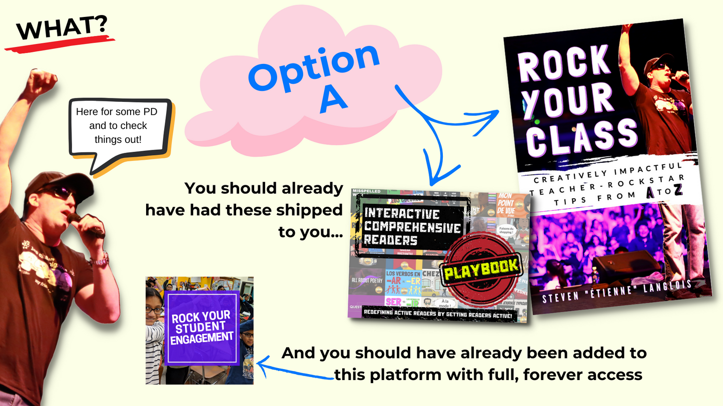 FOREVER FRENCH TEACHER PD PROGRAM Open Course/Conference) - OPTION B - Recommended Option