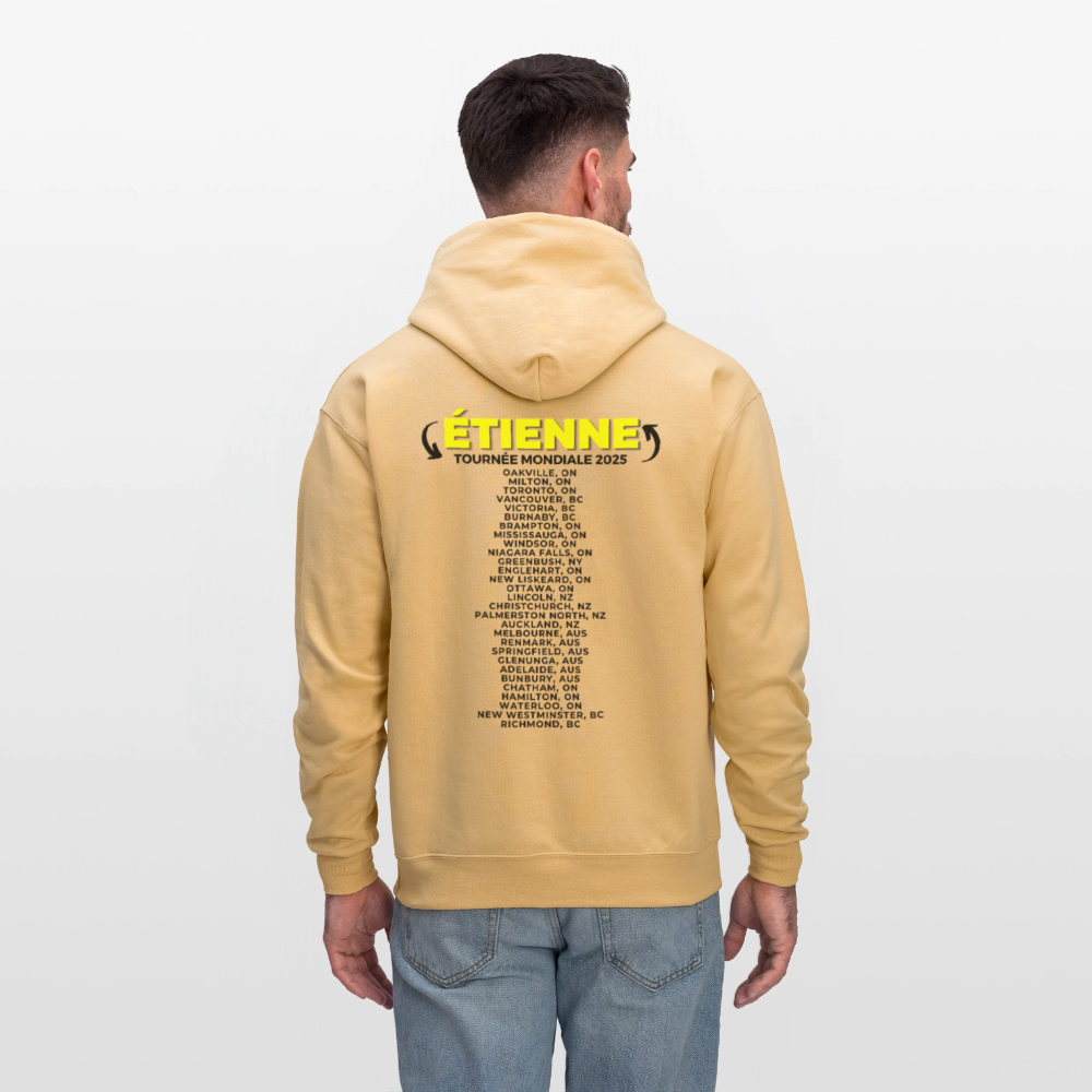 PTF? World Tour 2025 Men's Hoodie - light gold