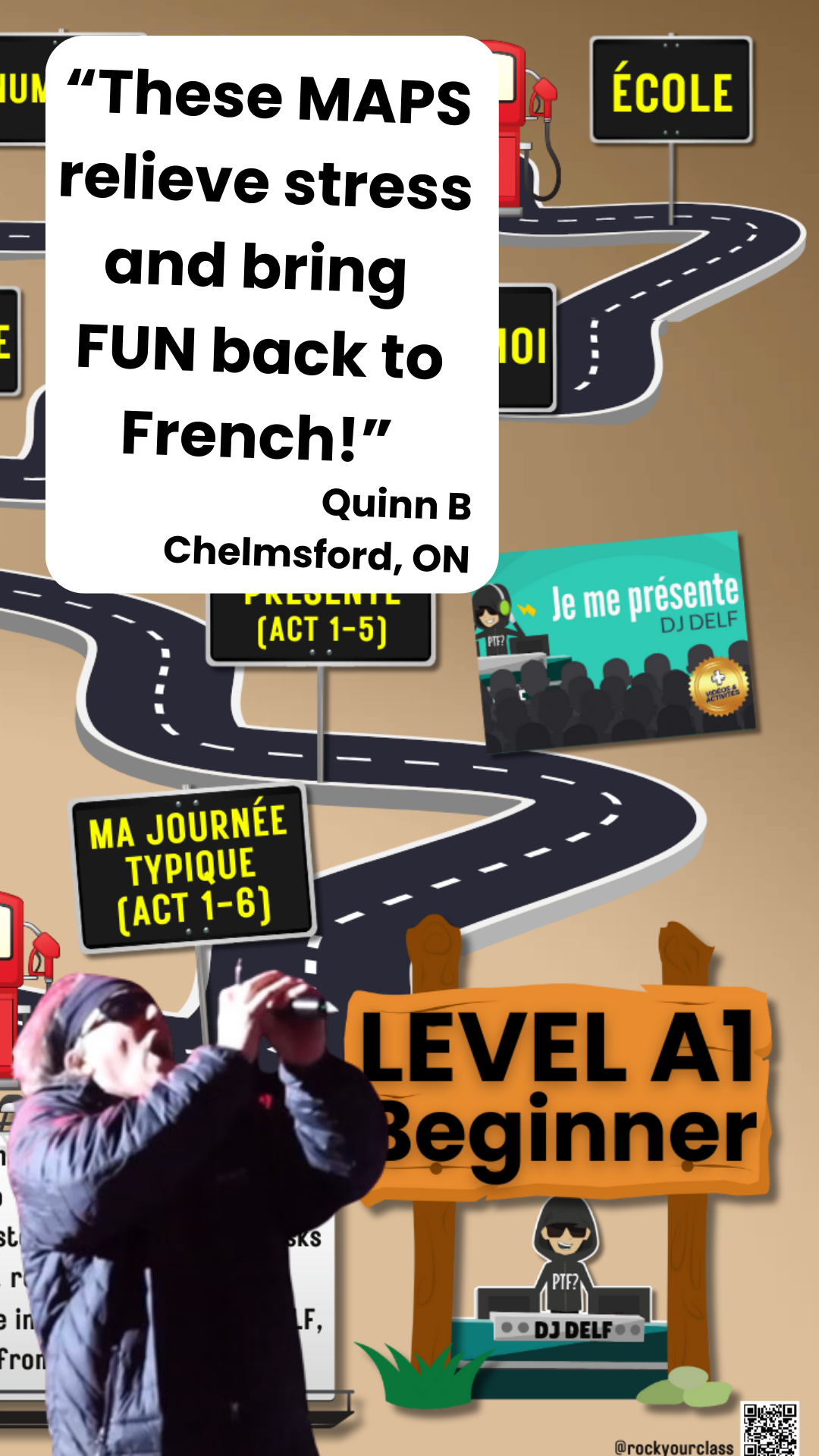 IC ROADMAP to French Proficiency (with over 60 hyperlinked, guided and packed resource stops)