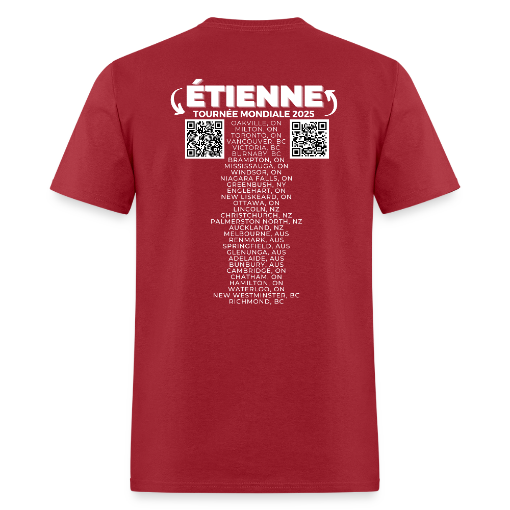 SIX SEPT Men's T-Shirt | GILDAN 5000 - dark red