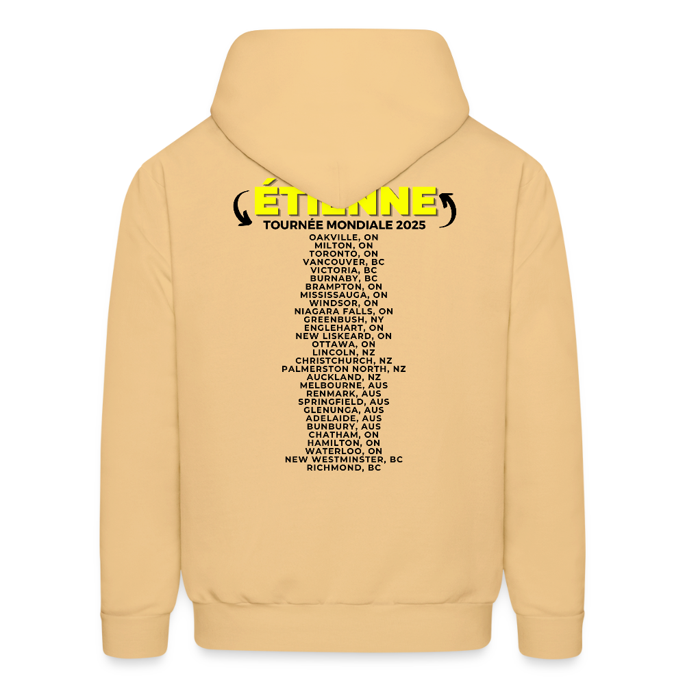 PTF? World Tour 2025 Men's Hoodie - light gold