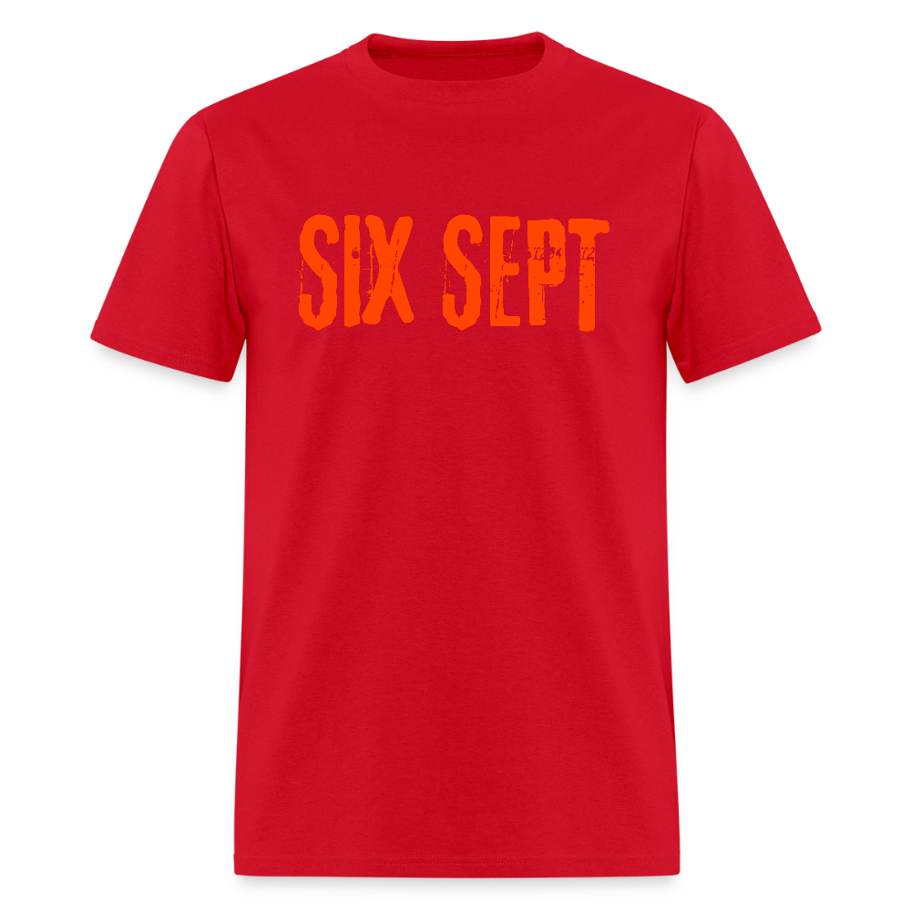 SIX SEPT Men's T-Shirt | GILDAN 5000 - red