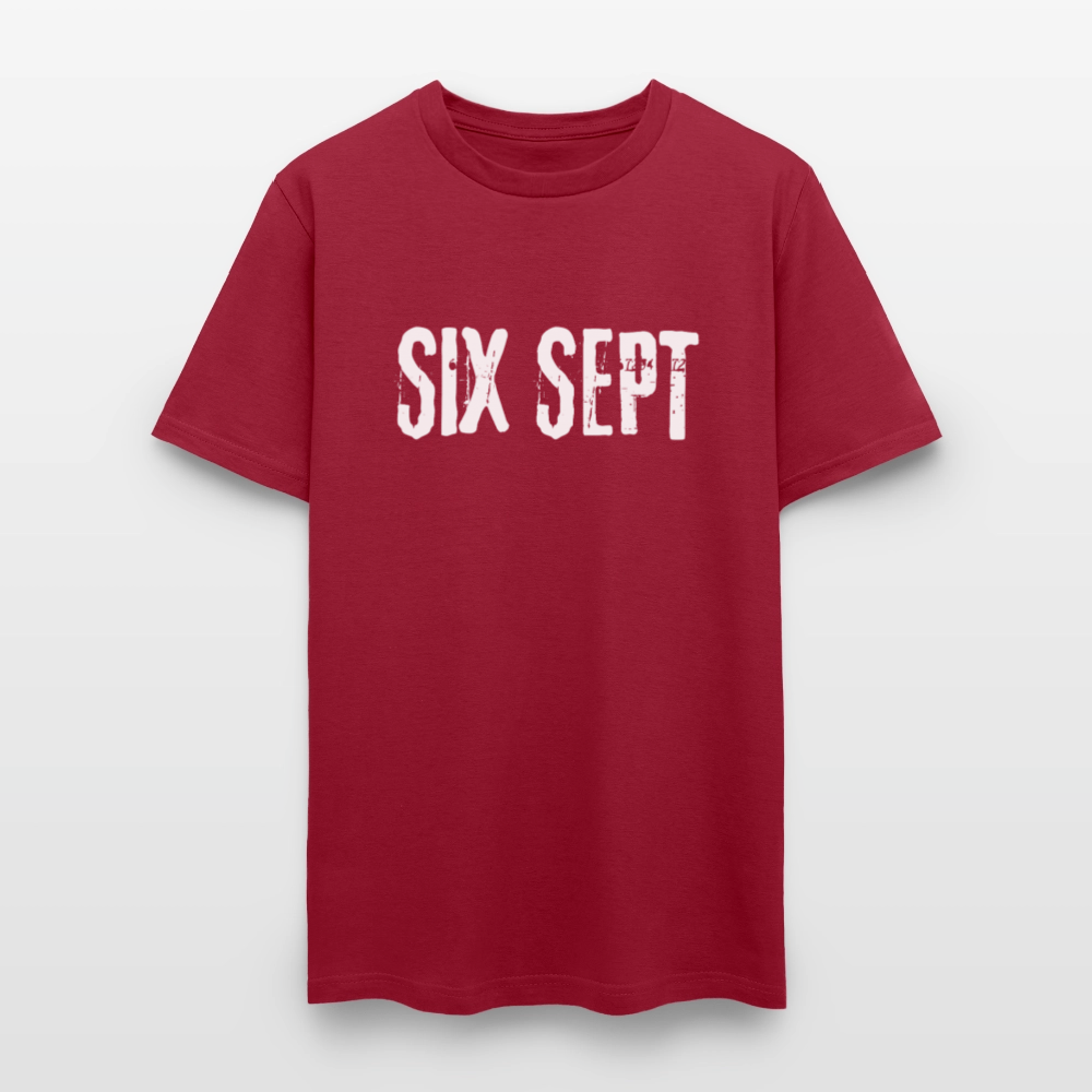 SIX SEPT Men's T-Shirt | GILDAN 5000 - dark red