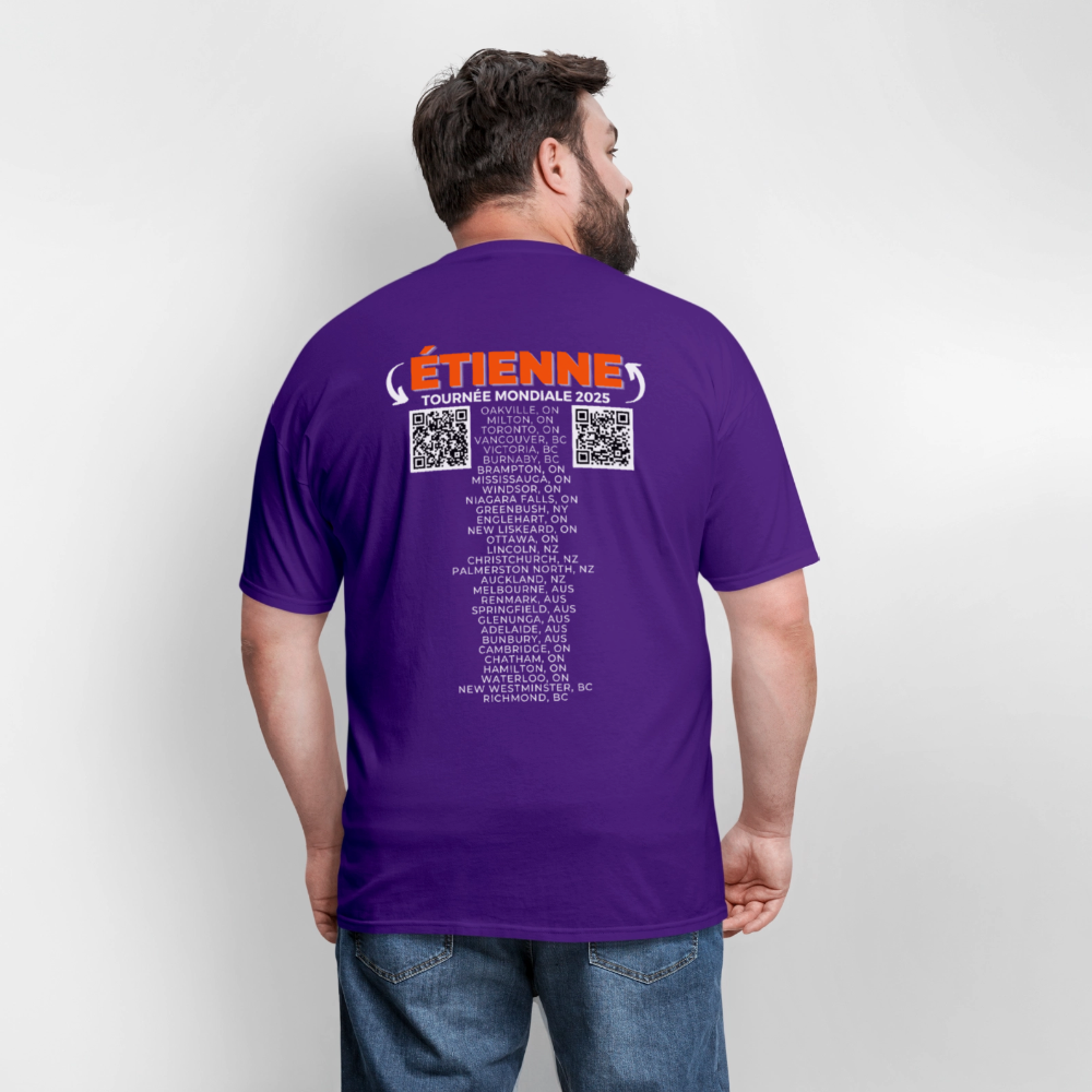 SIX SEPT Men's T-Shirt | GILDAN 5000 - purple