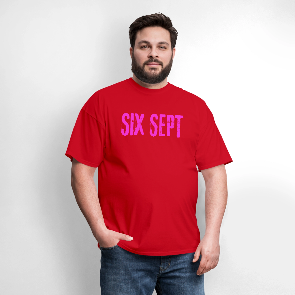 SIX SEPT Men's T-Shirt | GILDAN 5000 - red
