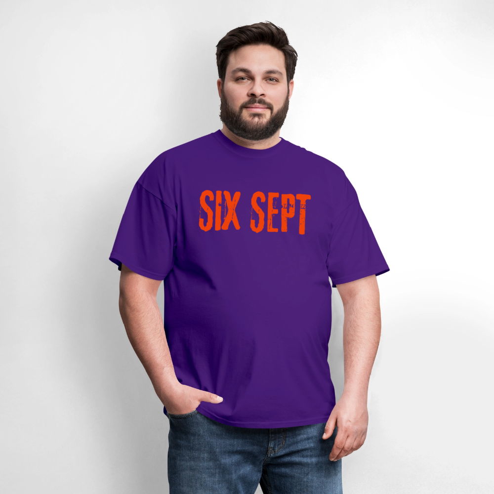 SIX SEPT Men's T-Shirt | GILDAN 5000 - purple