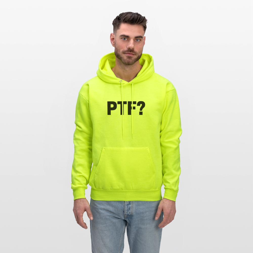 PTF? World Tour 2025 Men's Hoodie - safety green