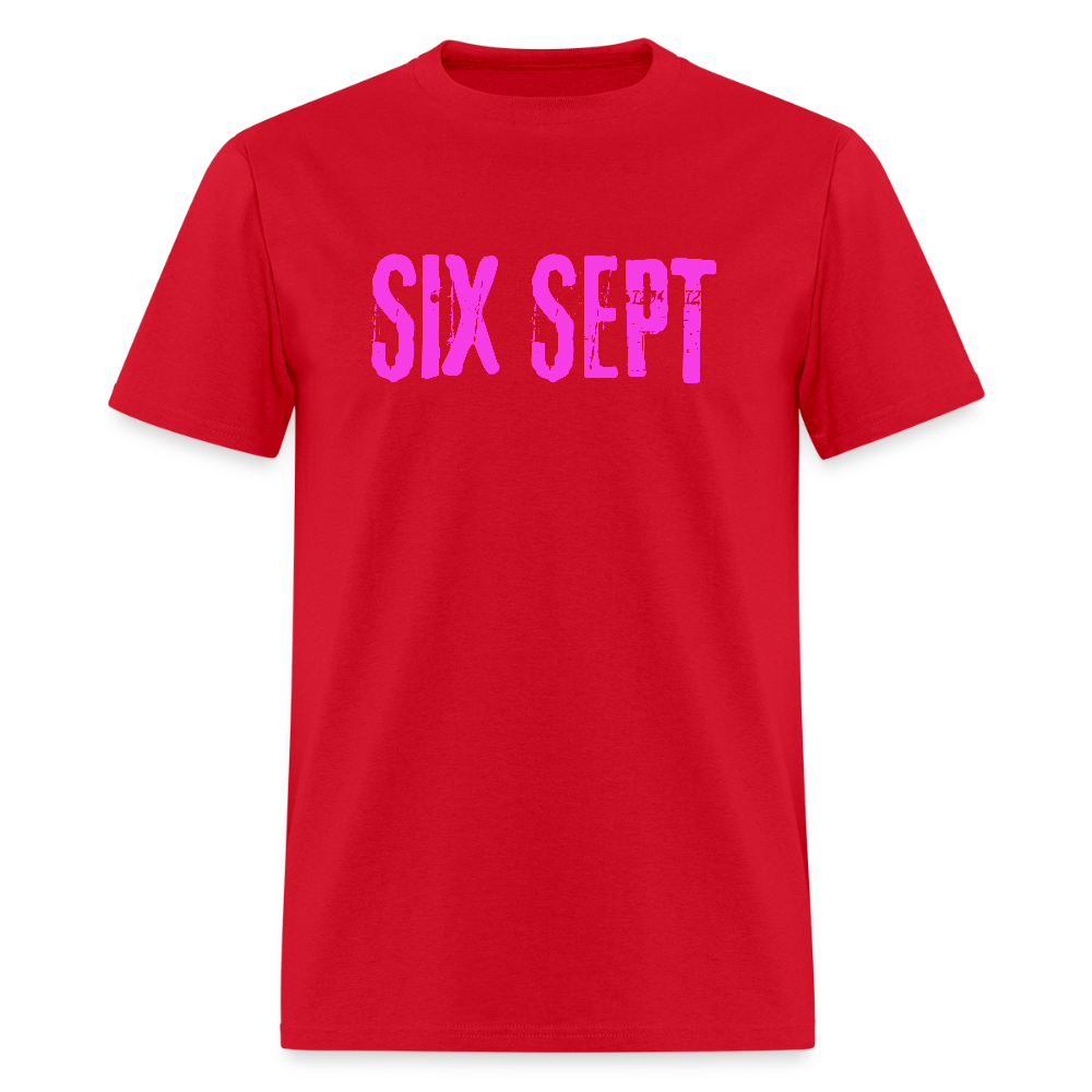 SIX SEPT Men's T-Shirt | GILDAN 5000 - red