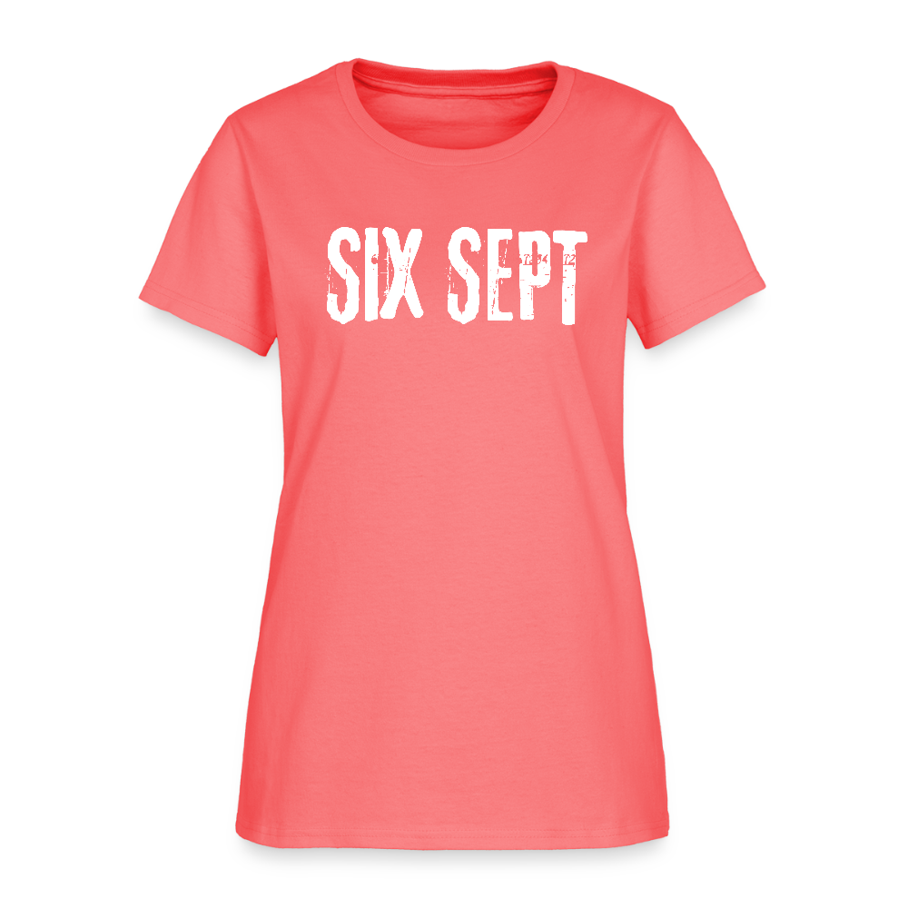 SIX SEPT Women's T-Shirt - coral
