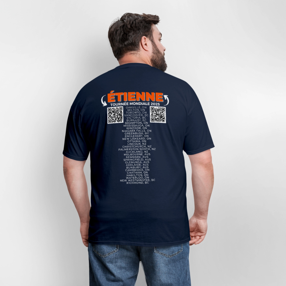 SIX SEPT Men's T-Shirt | GILDAN 5000 - navy