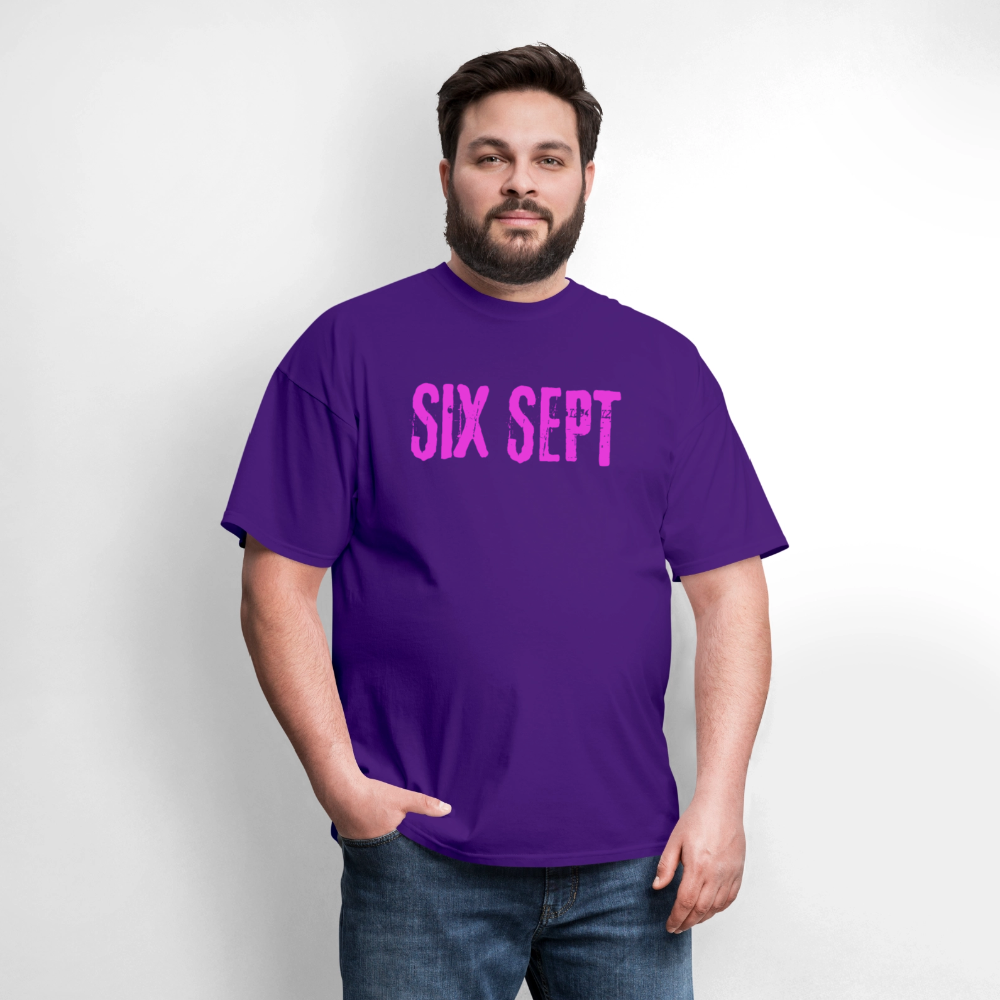 SIX SEPT Men's T-Shirt | GILDAN 5000 - purple