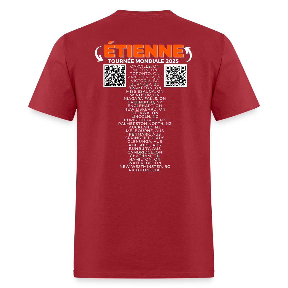 SIX SEPT Men's T-Shirt | GILDAN 5000 - dark red