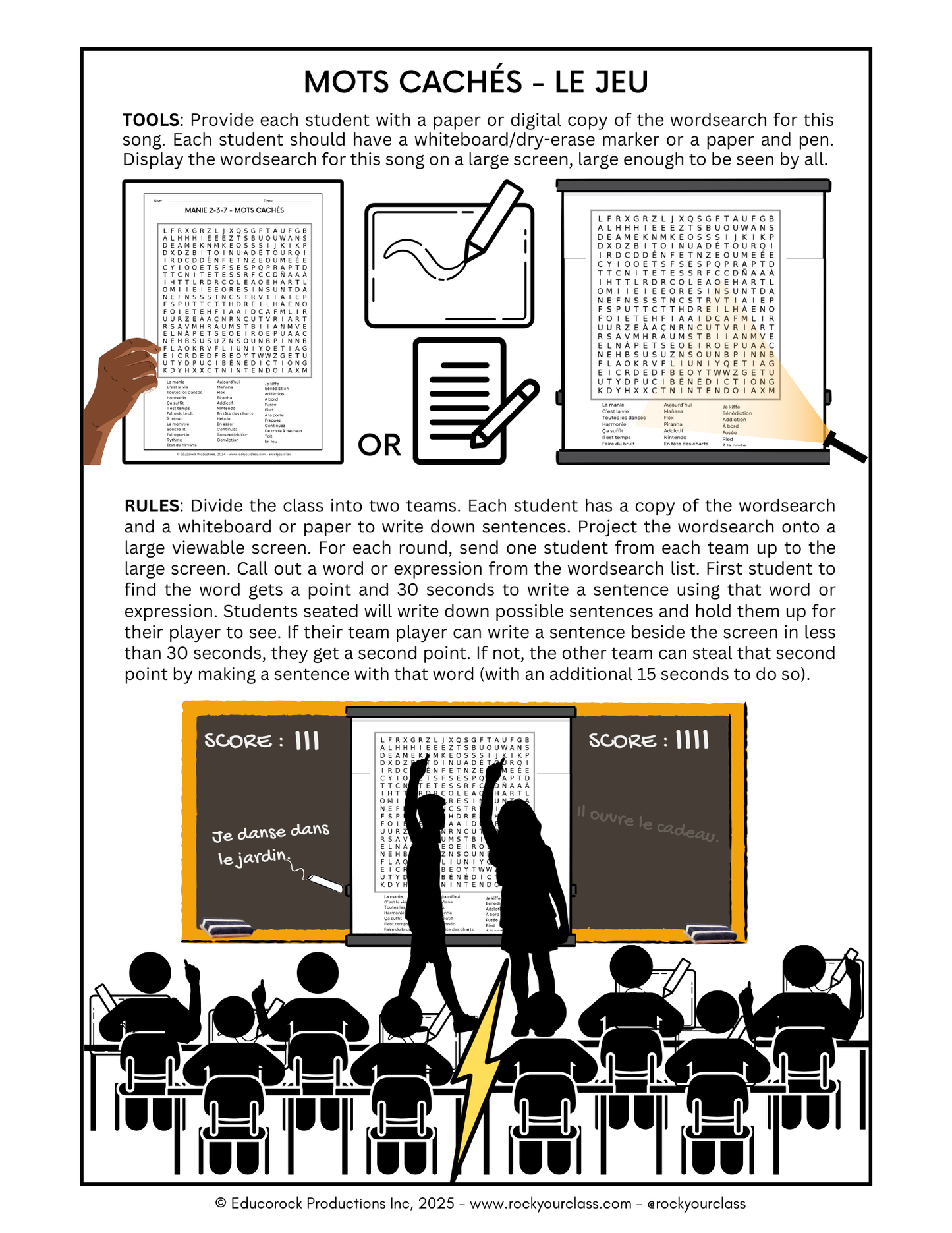 MANIE 2-3-7 (Making the most of MANIE MUSICALE songs) 52-Page prep package