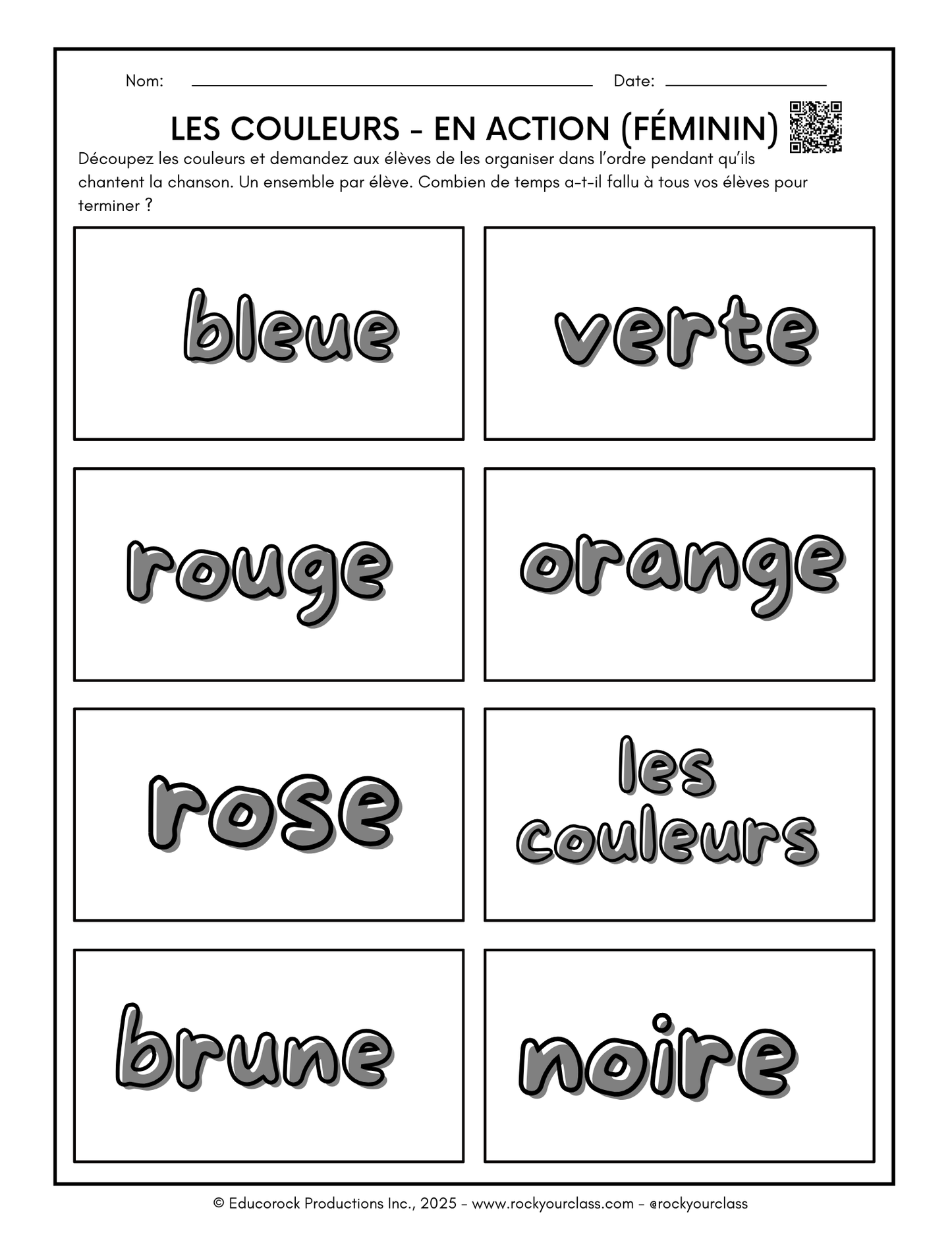 COULEURS (Pré-A1 beginner to B2 advanced levels) FULL FOREVER RESOURCE PLATFORM ACCESS