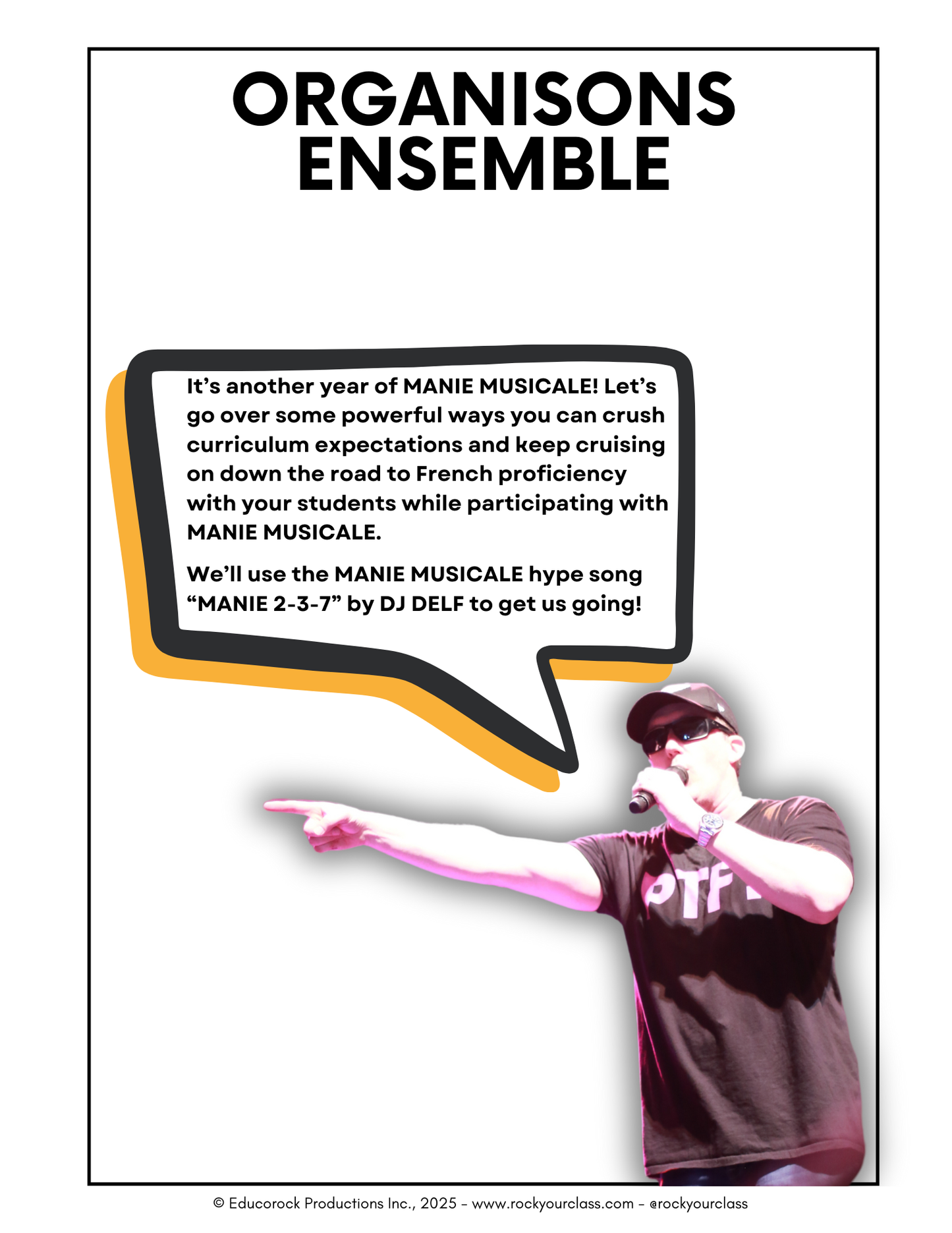 MANIE 2-3-7 (Making the most of MANIE MUSICALE songs) 52-Page prep package