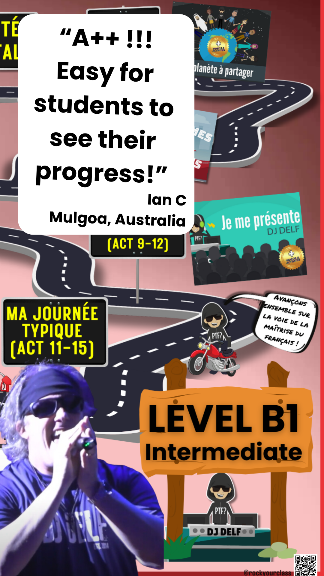 IC ROADMAP to French Proficiency (with over 60 hyperlinked, guided and packed resource stops)