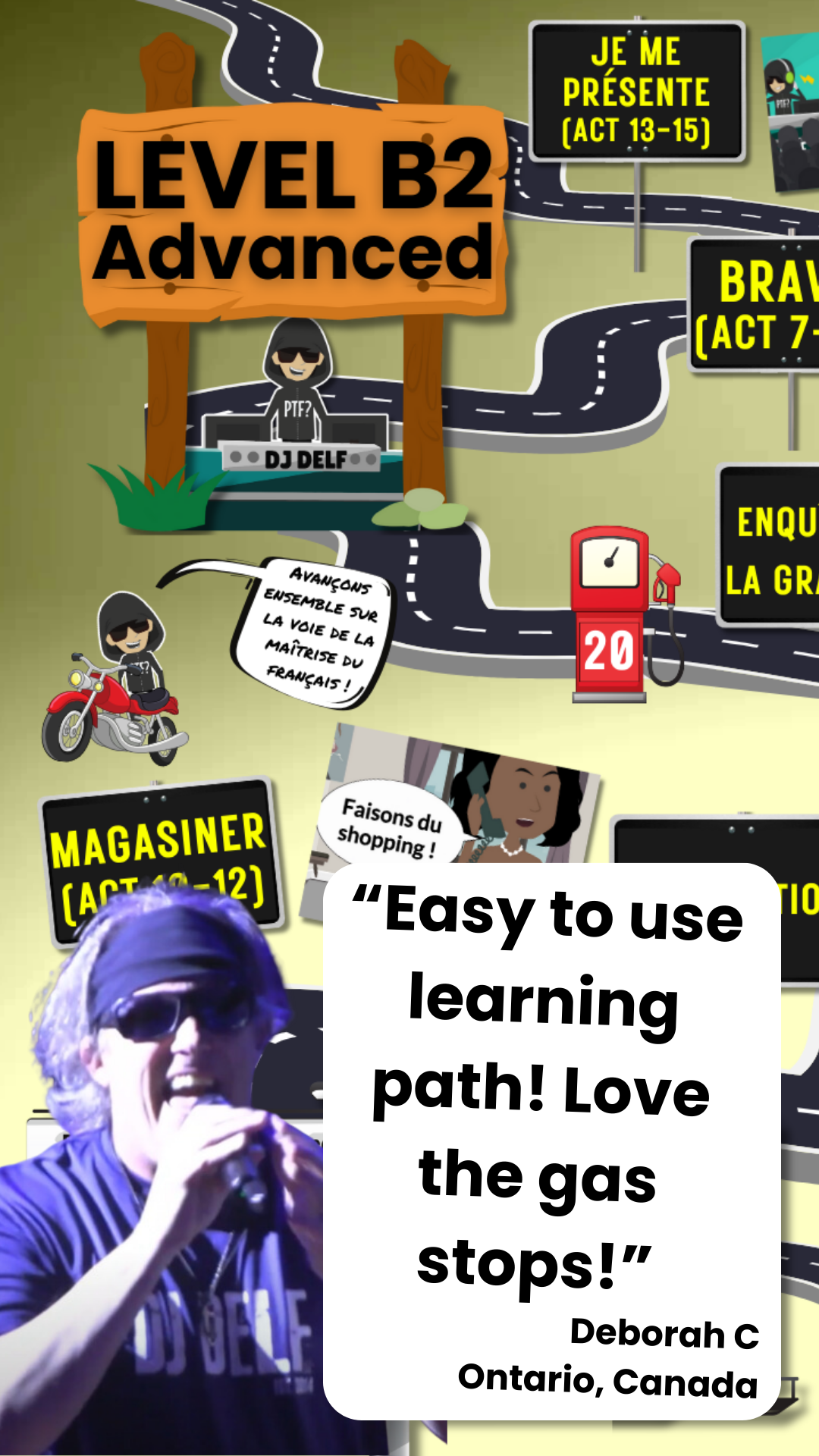 IC ROADMAP to French Proficiency (with over 60 hyperlinked, guided and packed resource stops)
