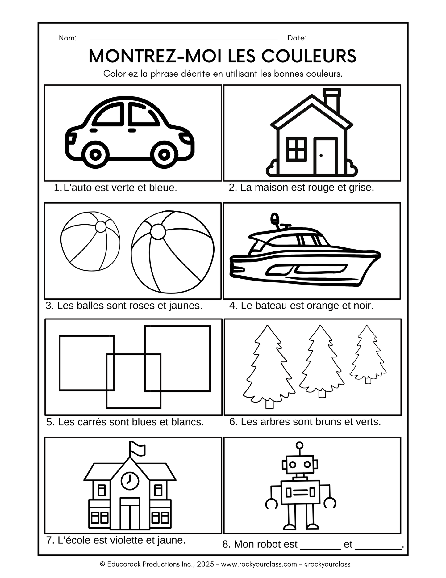 COULEURS (Pré-A1 beginner to B2 advanced levels) FULL FOREVER RESOURCE PLATFORM ACCESS