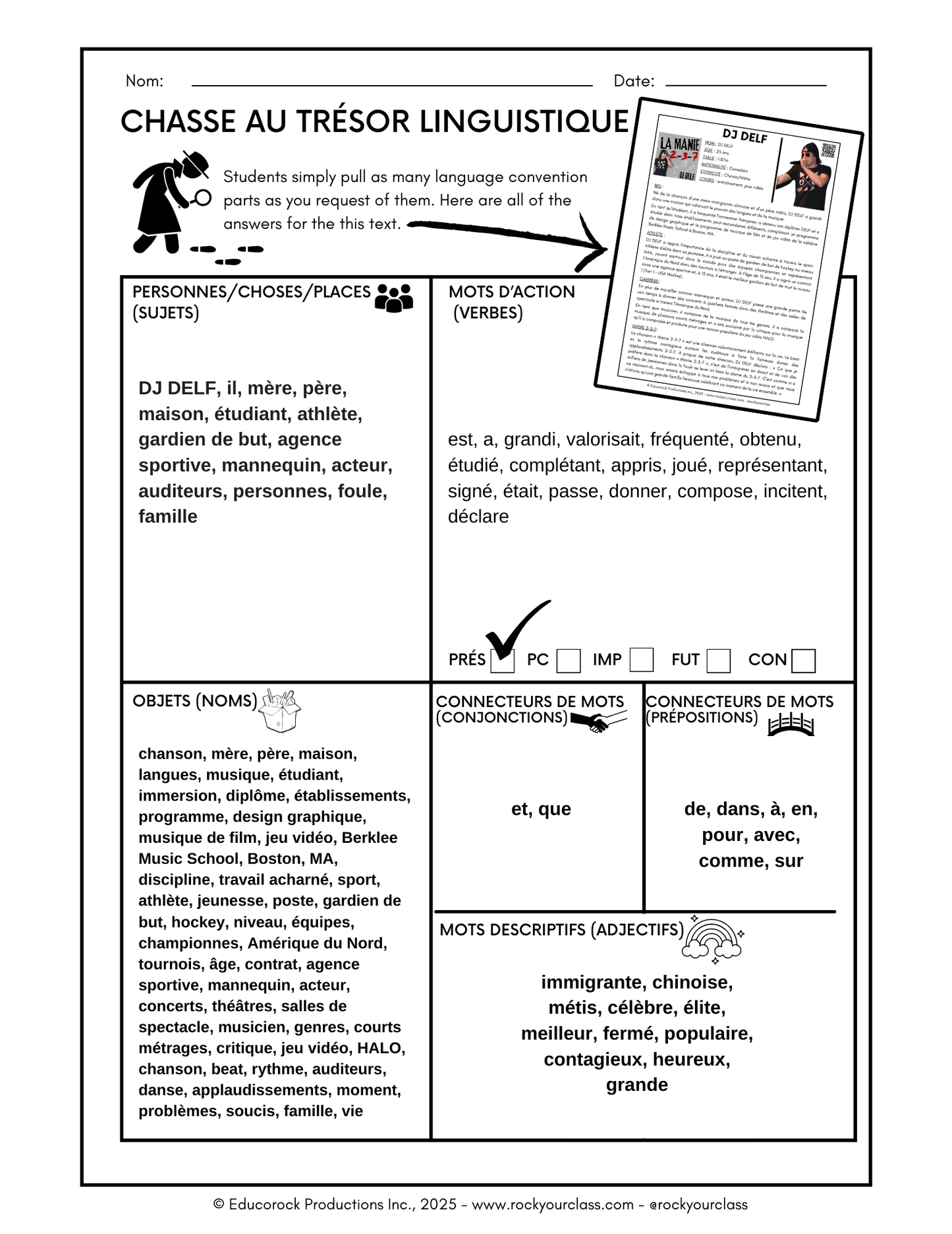 MANIE 2-3-7 (Making the most of MANIE MUSICALE songs) 52-Page prep package