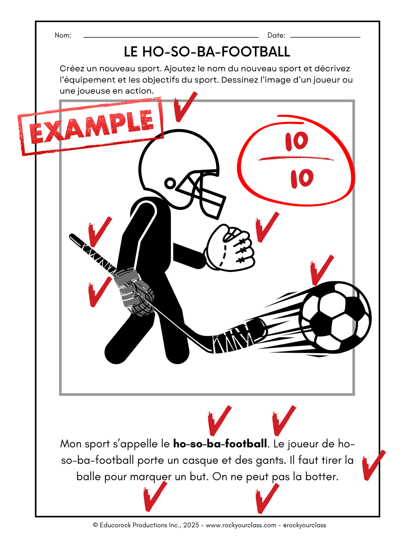 LES SPORTS (Pré-A1 beginner to B2 advanced levels) FULL FOREVER RESOURCE PLATFORM ACCESS
