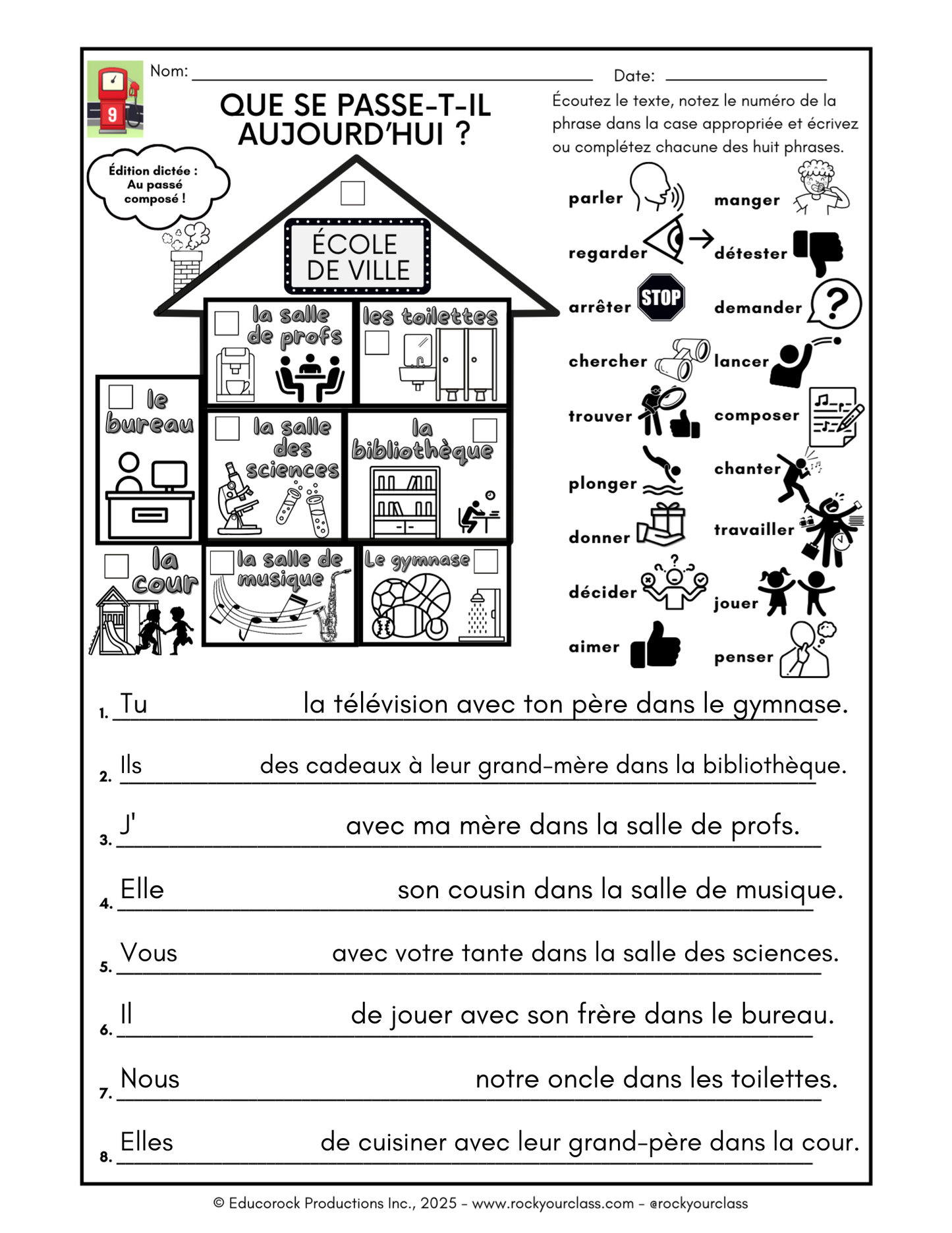 LA FAMILLE (Pré-A1 beginner to B2 advanced levels) FULL FOREVER RESOURCE PLATFORM ACCESS
