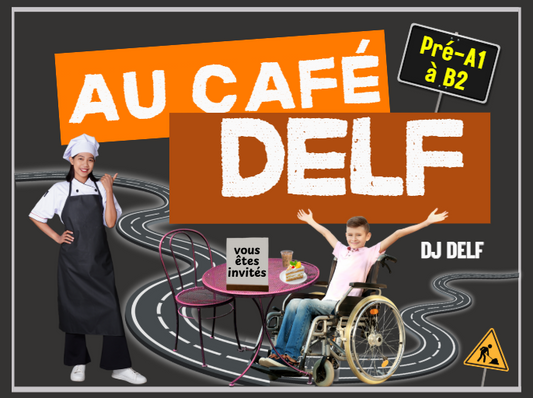 AU CAFÉ DELF - DJ DELF Series - IC Reader - Single copy or Class sets of 20 or 30 with FULL FOREVER PLATFORM ACCESS INCLUDED ($135 value)