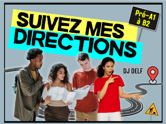 SUIVEZ MES DIRECTIONS - DJ DELF Series - IC Reader - Single copy or Class sets of 20 or 30 with FULL FOREVER PLATFORM ACCESS INCLUDED ($135 value)