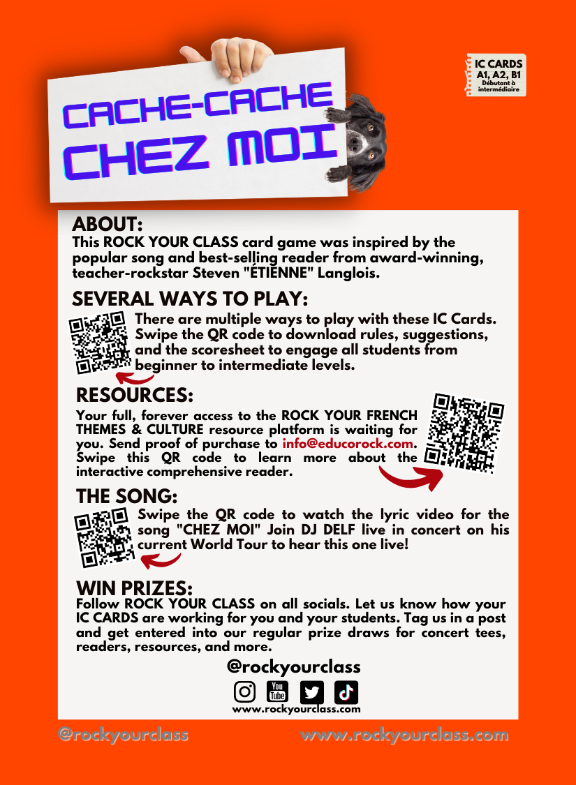 CACHE-CACHE CHEZ MOI - CONVO CARDS