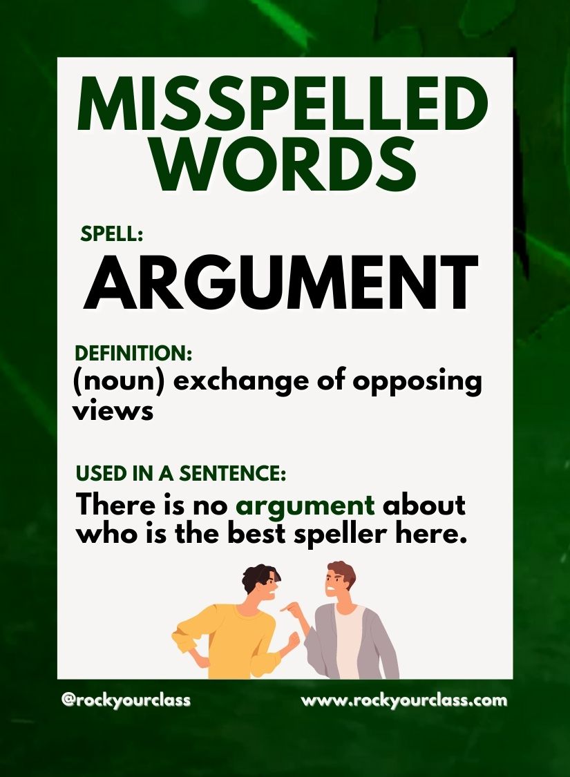 MISSPELLED WORDS - CONVO CARDS