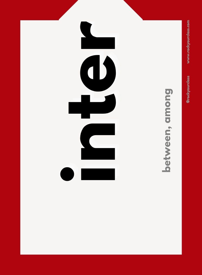 PREFIXES vs SUFFIXES - CONVO CARDS