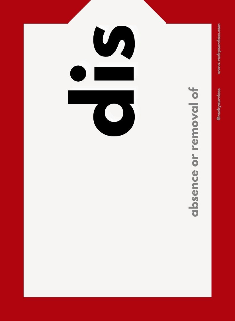 PREFIXES vs SUFFIXES - CONVO CARDS