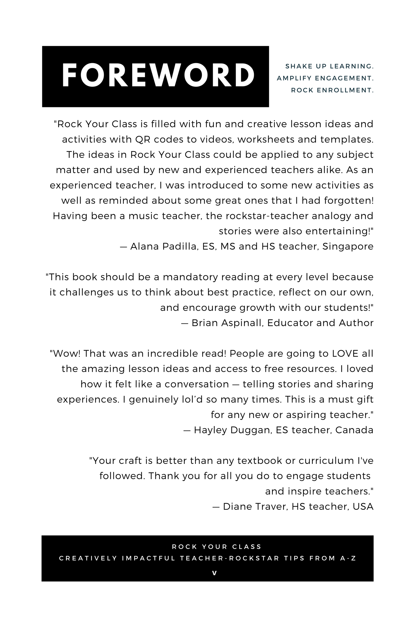 ROCK YOUR CLASS - AUTOGRAPH and PERSONALIZED MESSAGE