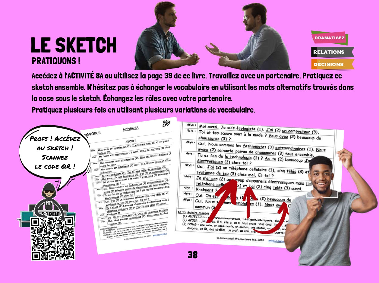 AVOIR vs ÊTRE - ÉTIENNE Series- IC Reader - Single copy or Class sets of 20 or 30 with FULL FOREVER PLATFORM ACCESS INCLUDED