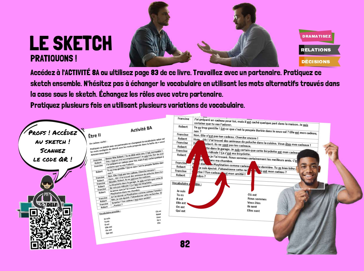 AVOIR vs ÊTRE - ÉTIENNE Series- IC Reader - Single copy or Class sets of 20 or 30 with FULL FOREVER PLATFORM ACCESS INCLUDED