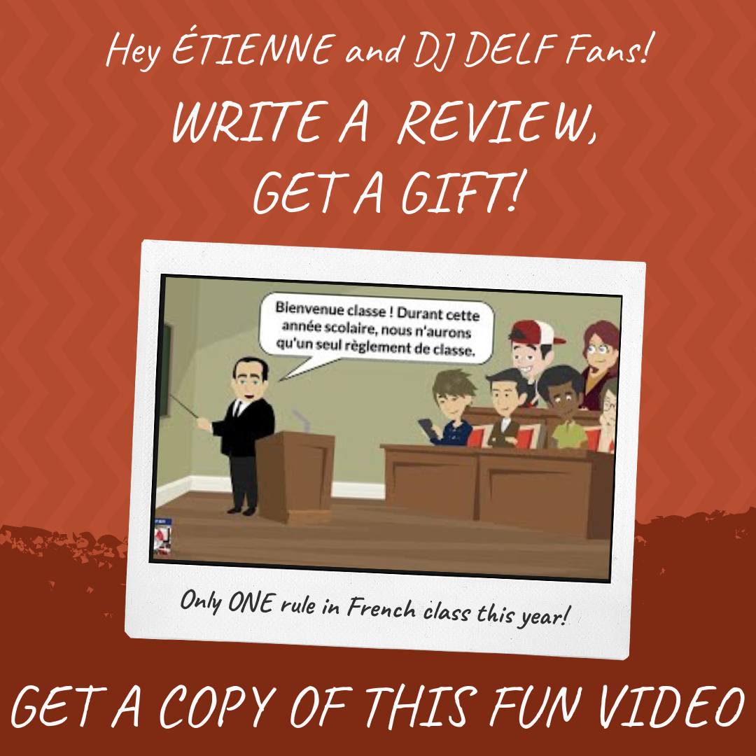 Only one rule in French class this year! (video)