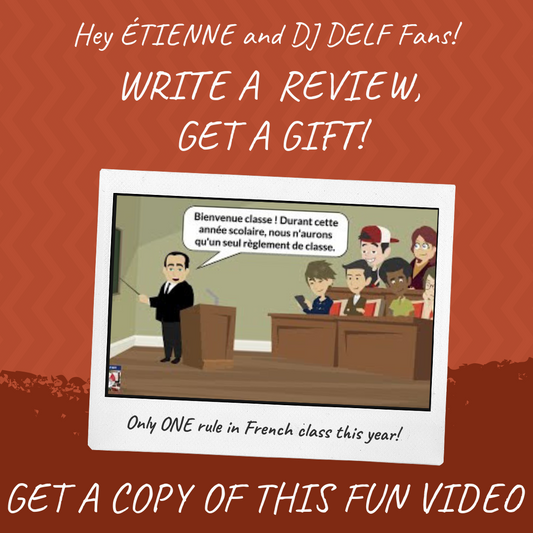 Only one rule in French class this year! (video)