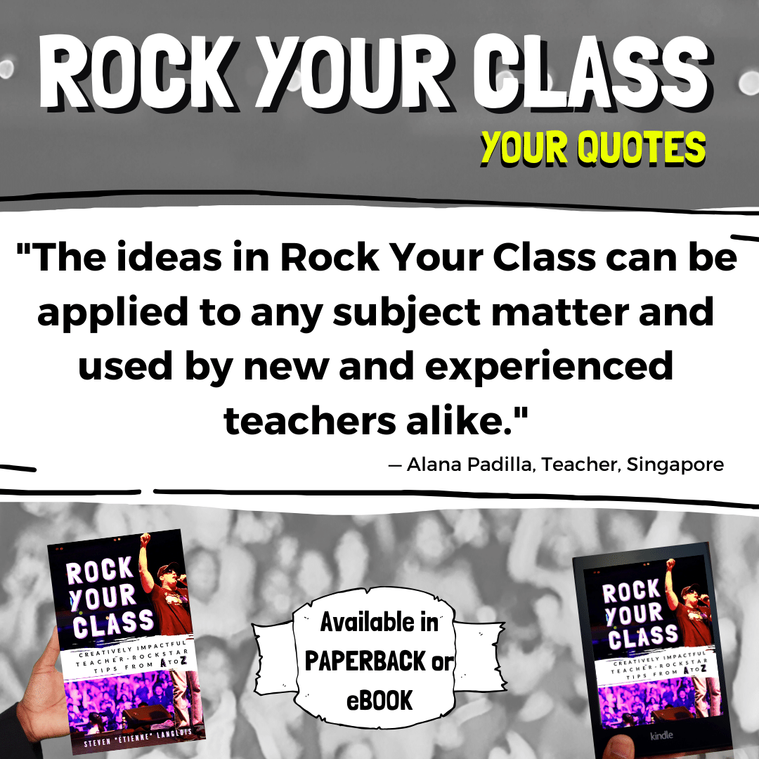 ROCK YOUR CLASS - AUTOGRAPH and PERSONALIZED MESSAGE