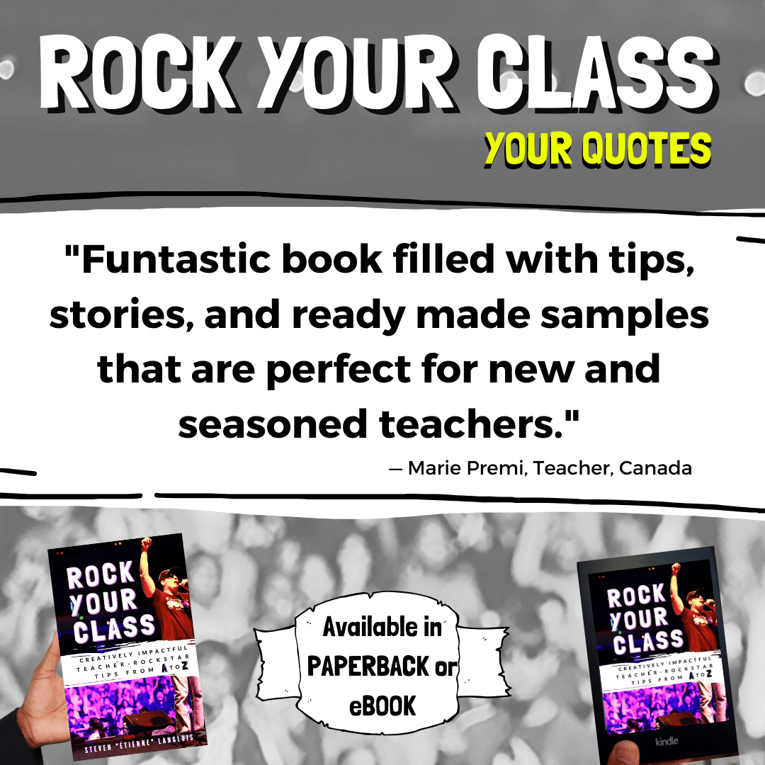 ROCK YOUR CLASS - AUTOGRAPH and PERSONALIZED MESSAGE