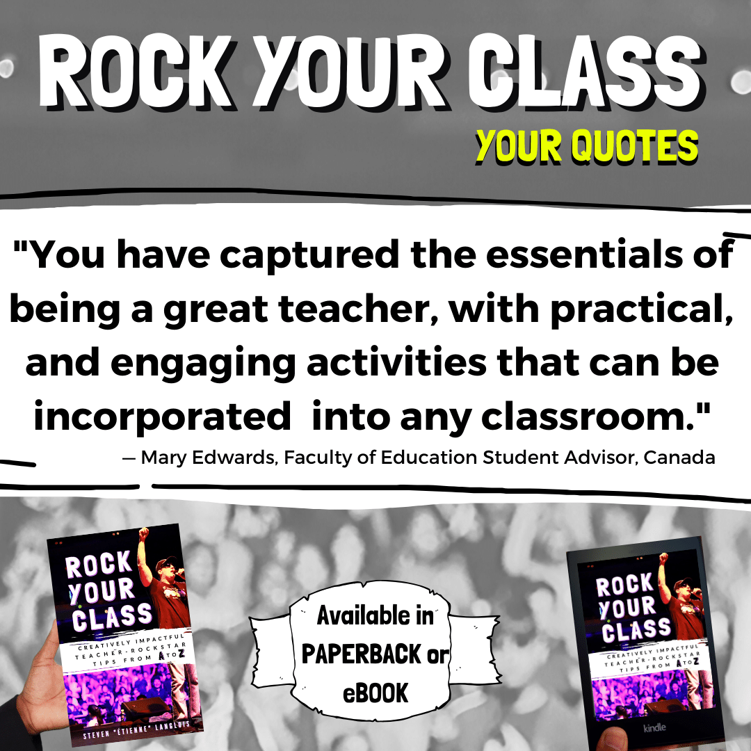 ROCK YOUR CLASS - AUTOGRAPH and PERSONALIZED MESSAGE