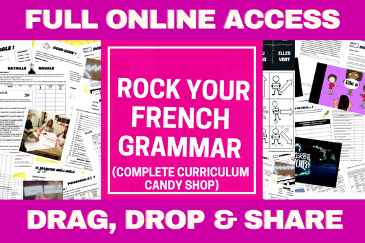 ROCK YOUR FRENCH GRAMMAR - COMPLETE ONLINE PLATFORM