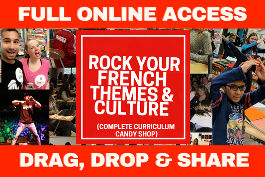 ROCK YOUR FRENCH THEMES & CULTURE - COMPLETE ONLINE ACCESS PLATFORM