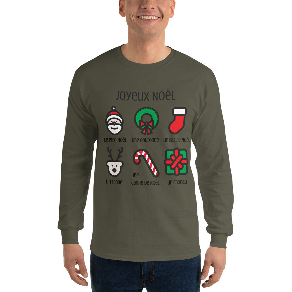 Joyeux Noël - Long Sleeve Vocab Shirt