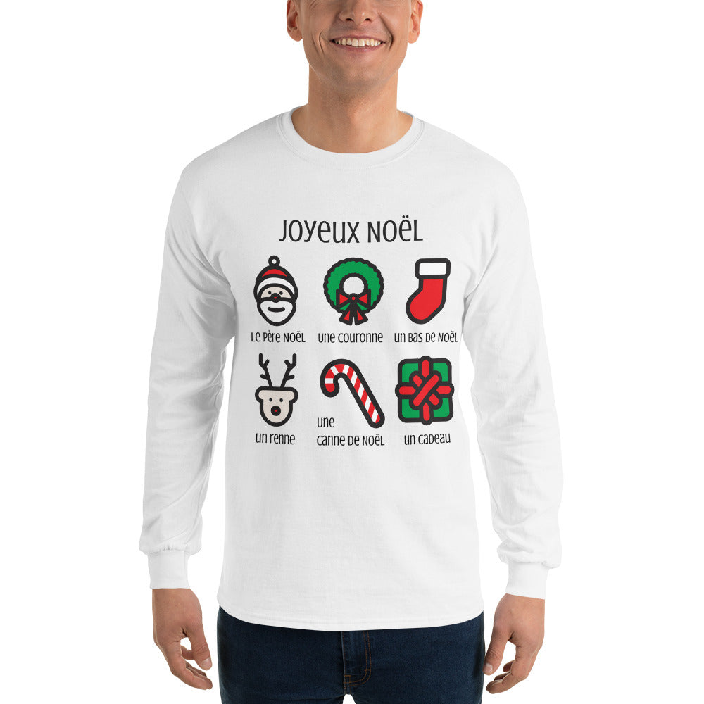 Joyeux Noël - Long Sleeve Vocab Shirt