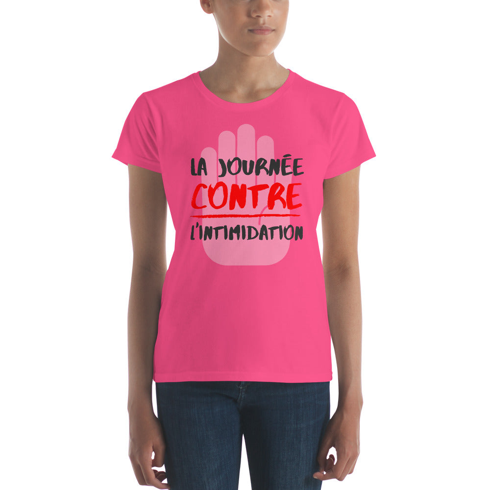 La journée contre l'intimidation 2020 Design - Anti-bullying PINK SHIRT DAY - LADIES' Black Font