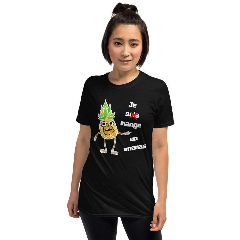 DARK - Je (suis) mange un ananas Short-Sleeve Unisex T-Shirt