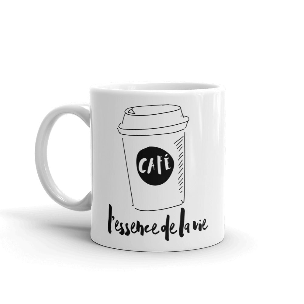 Cafe/Coffee - Essence de la vie Coffee Mug
