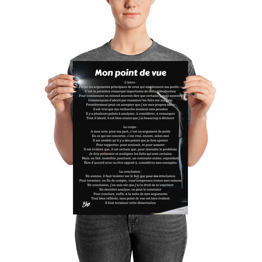 Mon point de vue Signature Series Poster