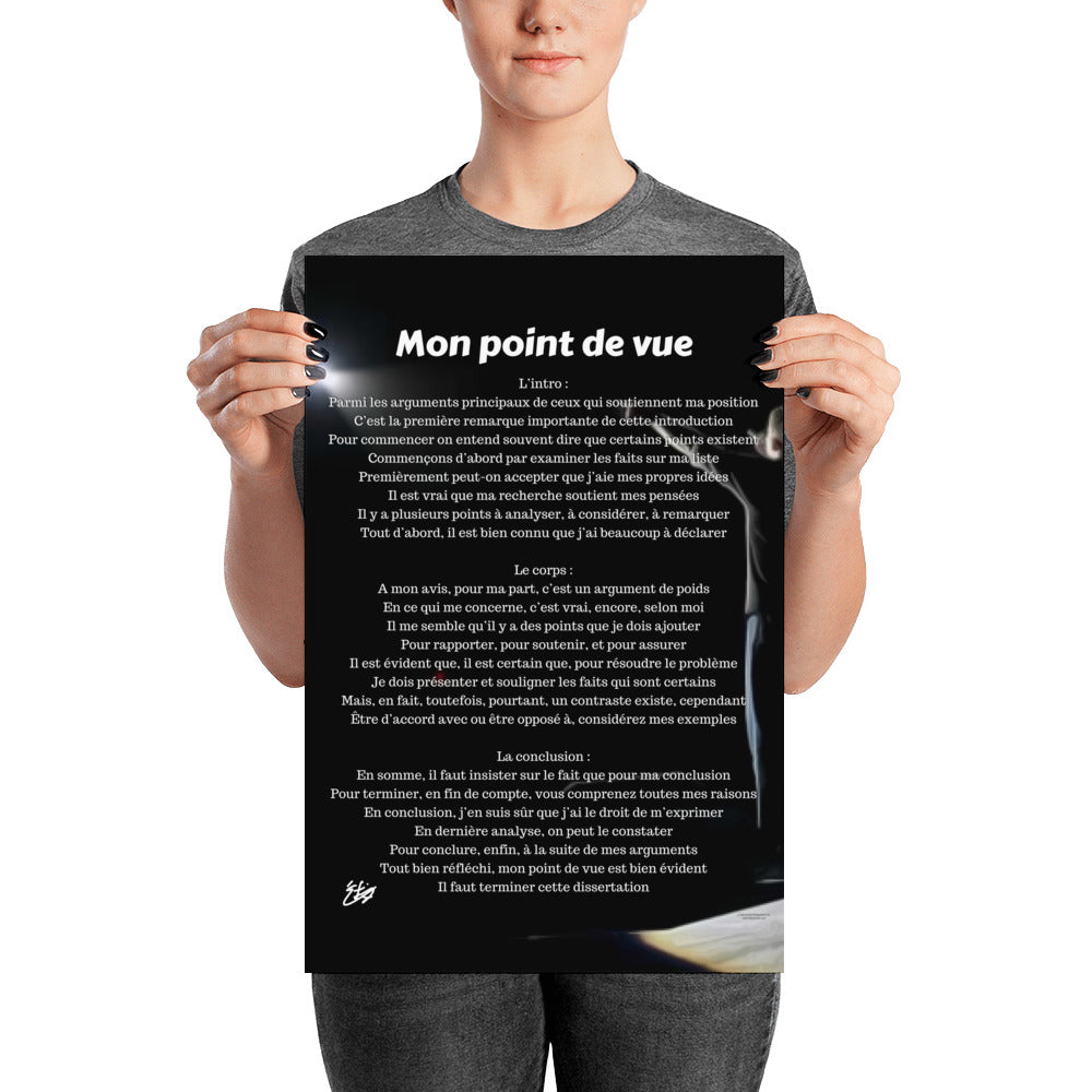 Mon point de vue Signature Series Poster